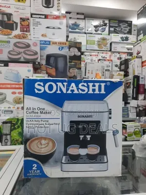 Sonashi SCM-4964 All-in-One Coffee Machine | 15-Bar Espresso Maker