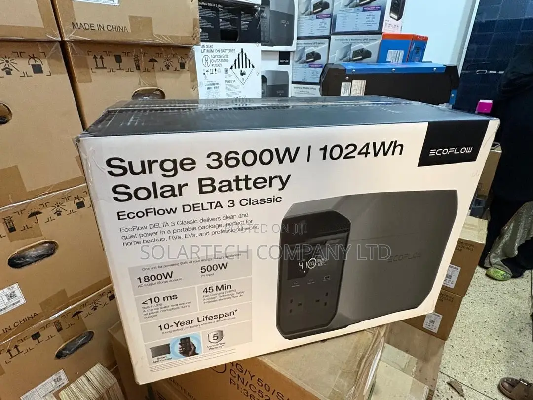 EcoFlow DELTA 3 Classic 1800W 3600W Surge Power Station