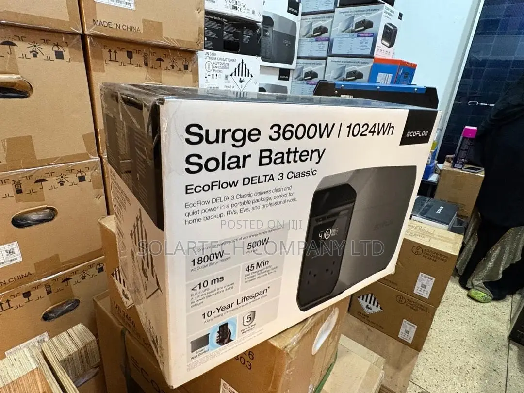 EcoFlow DELTA 3 Classic Fast Charge 1024Wh Power Station 6000cycles
