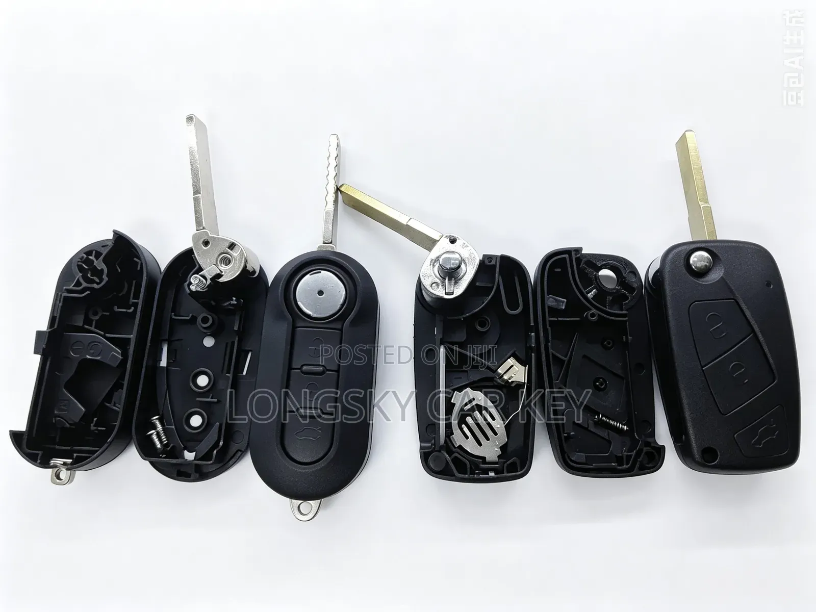 Fiat Foldable Insert to Start Car Key Shells