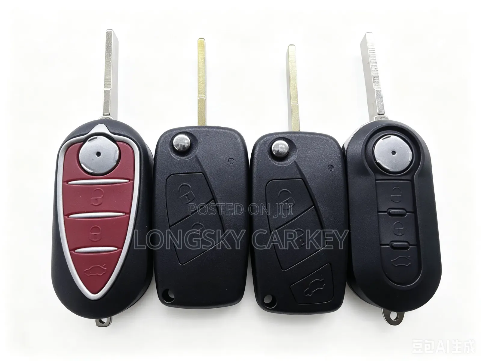 Fiat Foldable Insert to Start Car Key Shells
