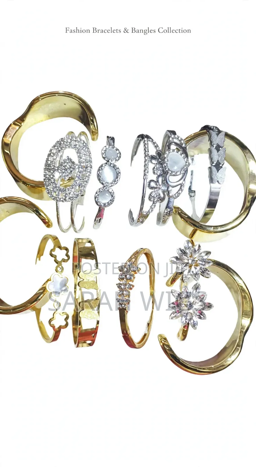 Fashion Bracelets and Bangles Collection - Gold and Silver - Crystal's