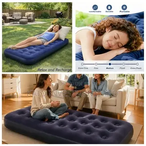Single-Size Inflatable Air Bed With Column Honeycomb