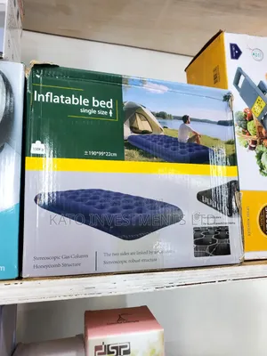 Single-Size Inflatable Air Bed With Column Honeycomb