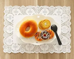 16cmx23cm 100 PCS Oil Absorbing Rectangle Paper Doilies/Lace Paper