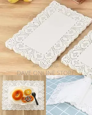 16cmx23cm 100 PCS Oil Absorbing Rectangle Paper Doilies/Lace Paper