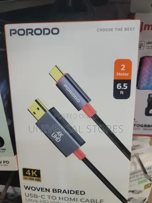 2m Woven Braided USB-C to Hdmi Cable