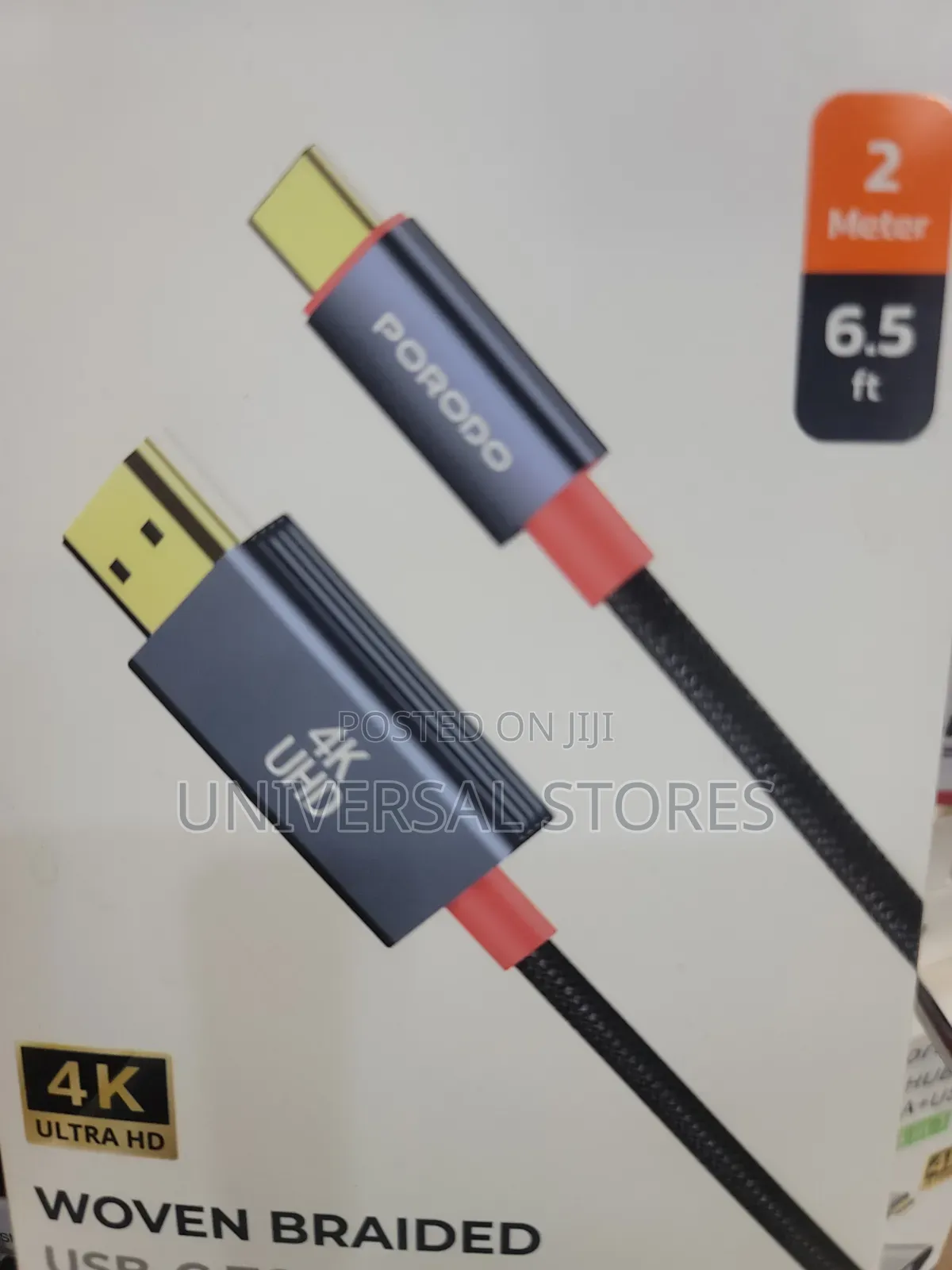 2m Woven Braided USB-C to Hdmi Cable