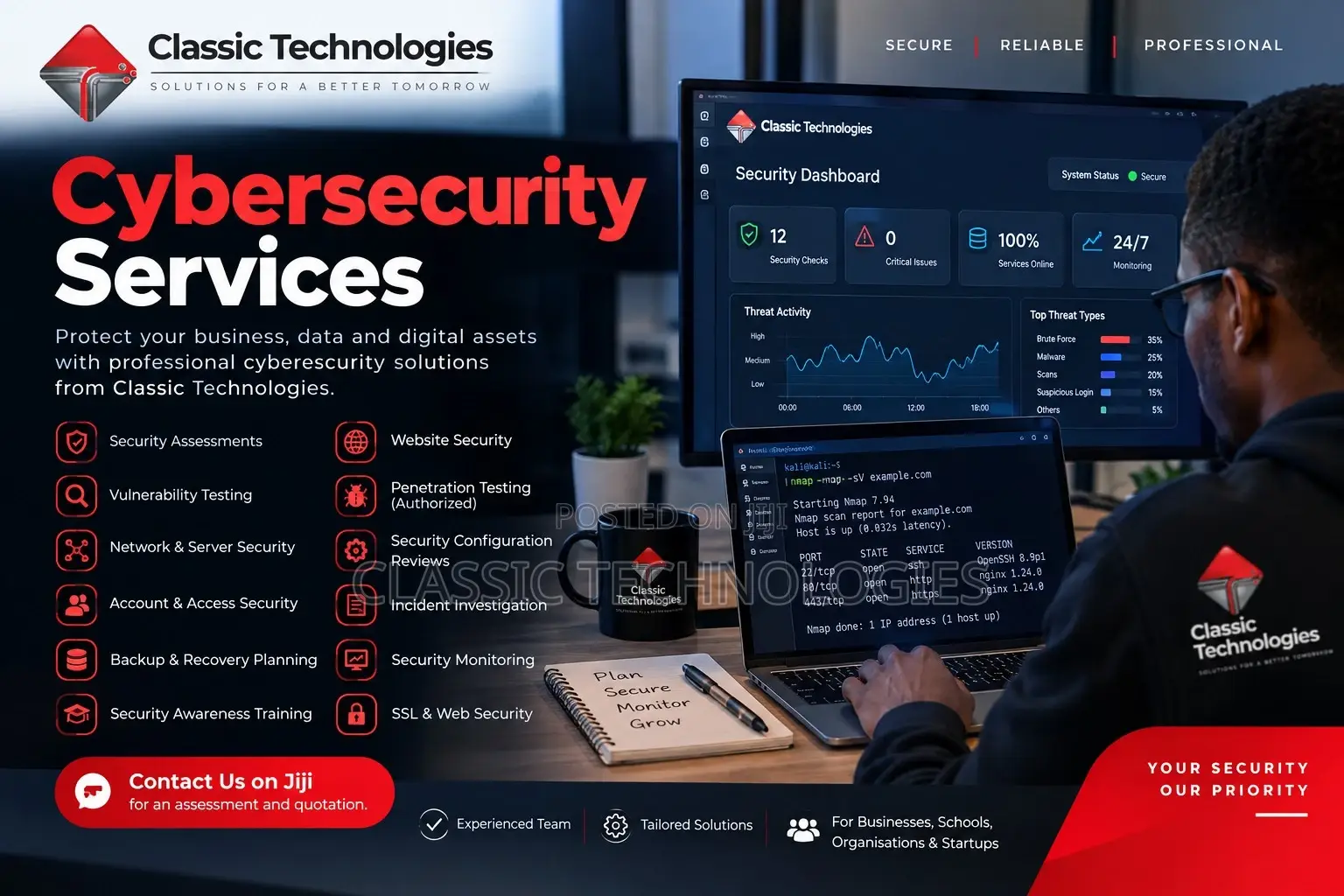 Professional Cybersecurity IT Security Services