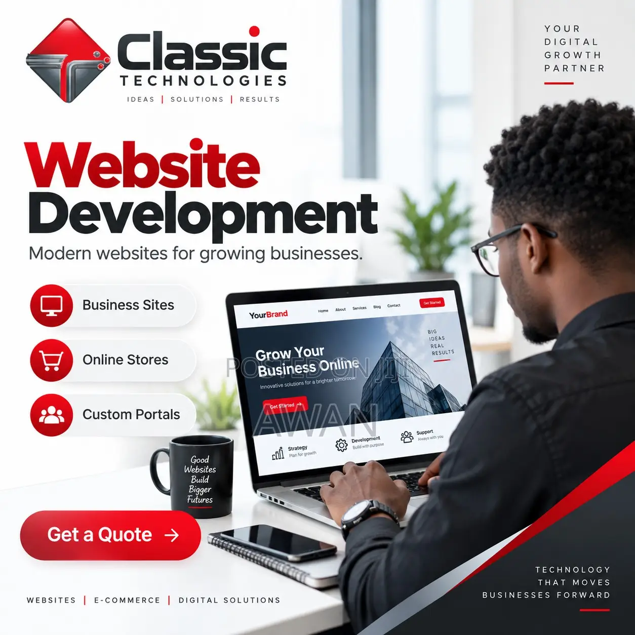 Website Redesign, Bug Fixing Maintenance