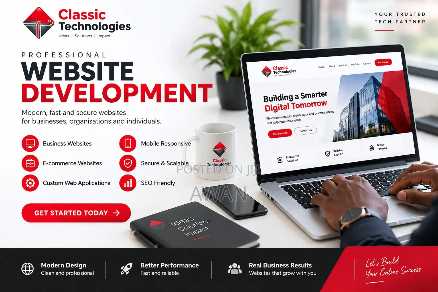 Website Redesign, Bug Fixing Maintenance