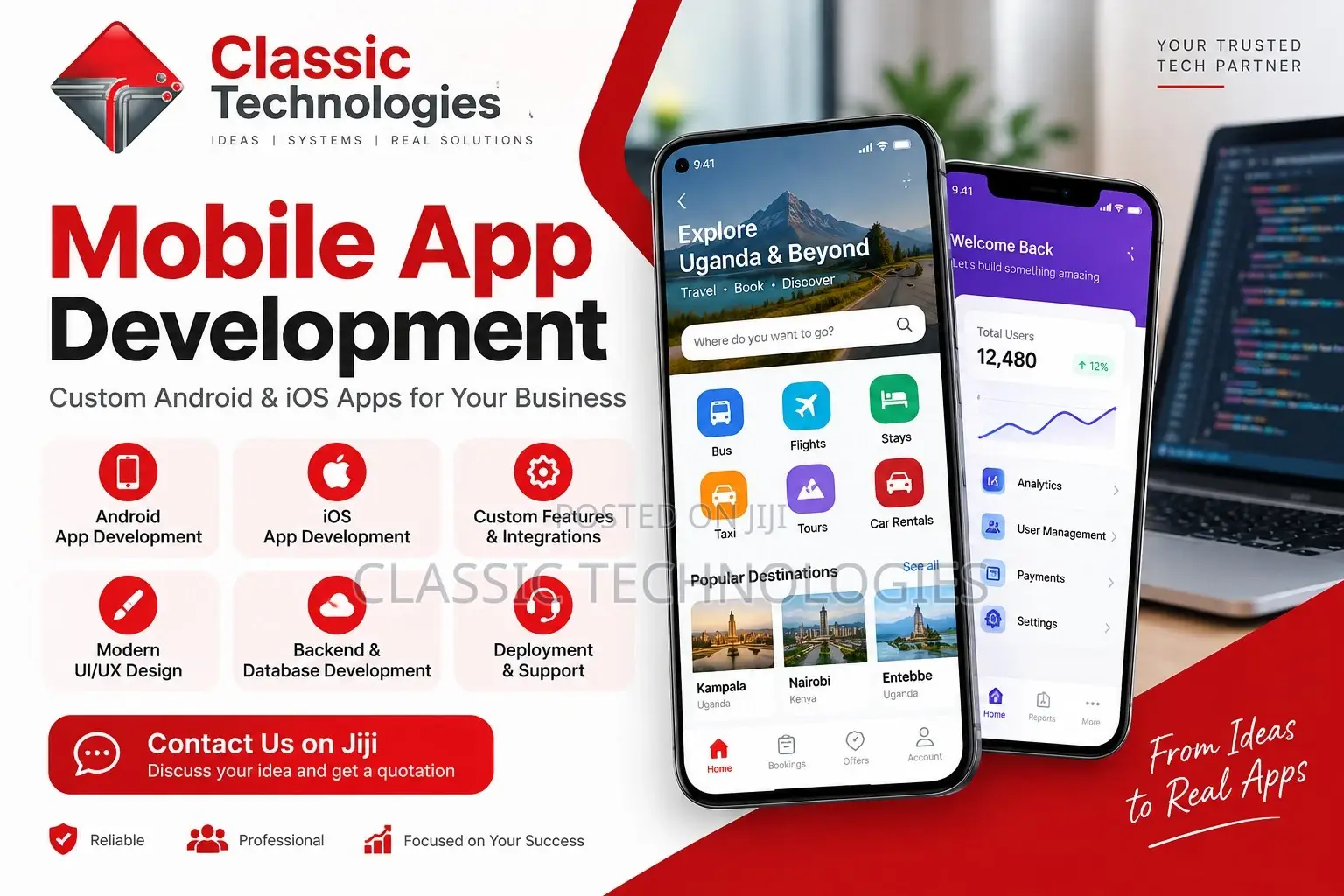 Professional Android iOS Mobile App Development