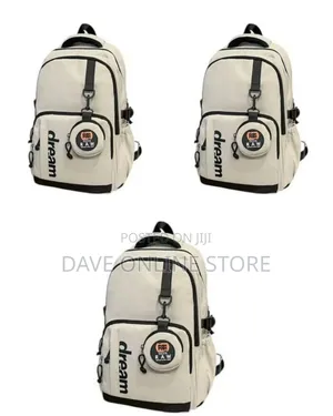 Cream-Colored Casual Daypack