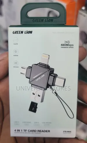 4 in 1 Tf Card Reader Supports Micro Sd Cards