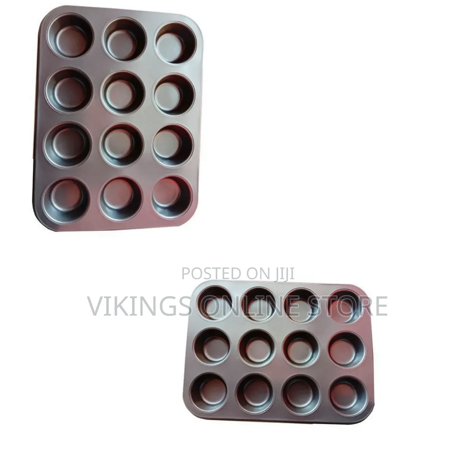 Generic 12-Hole Non-Stick Cupcake and Muffin Baking Trays