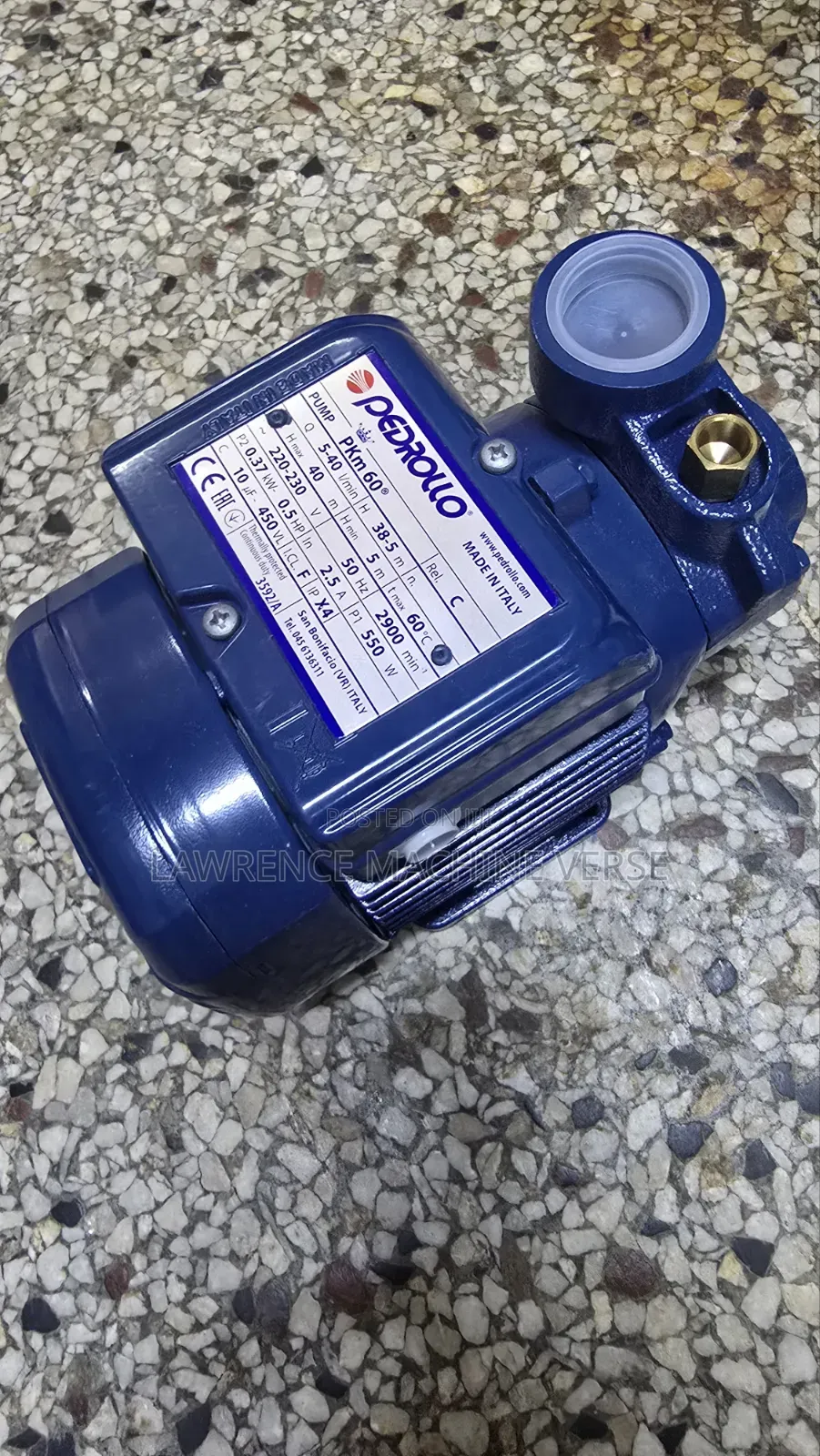 Surface Pump PKm60 0.5HP Pedrolla