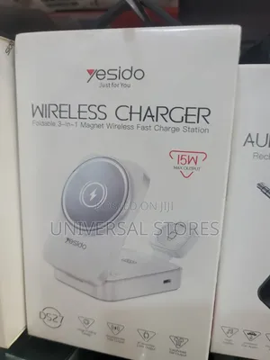 Wireless Charger Foldable 3-in-1 Magnet Wireless Fast Charge Station