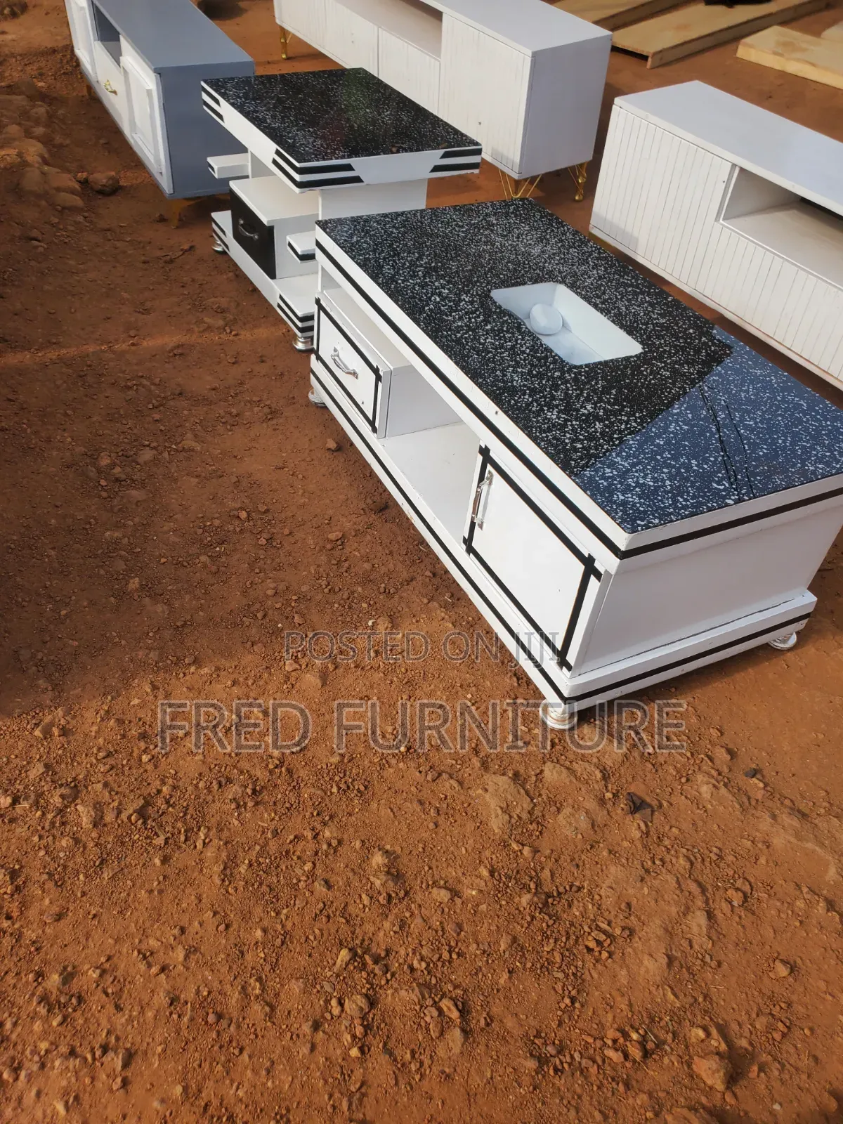 Mini Center Table Classic Black and White Color  Don't Miss Guys