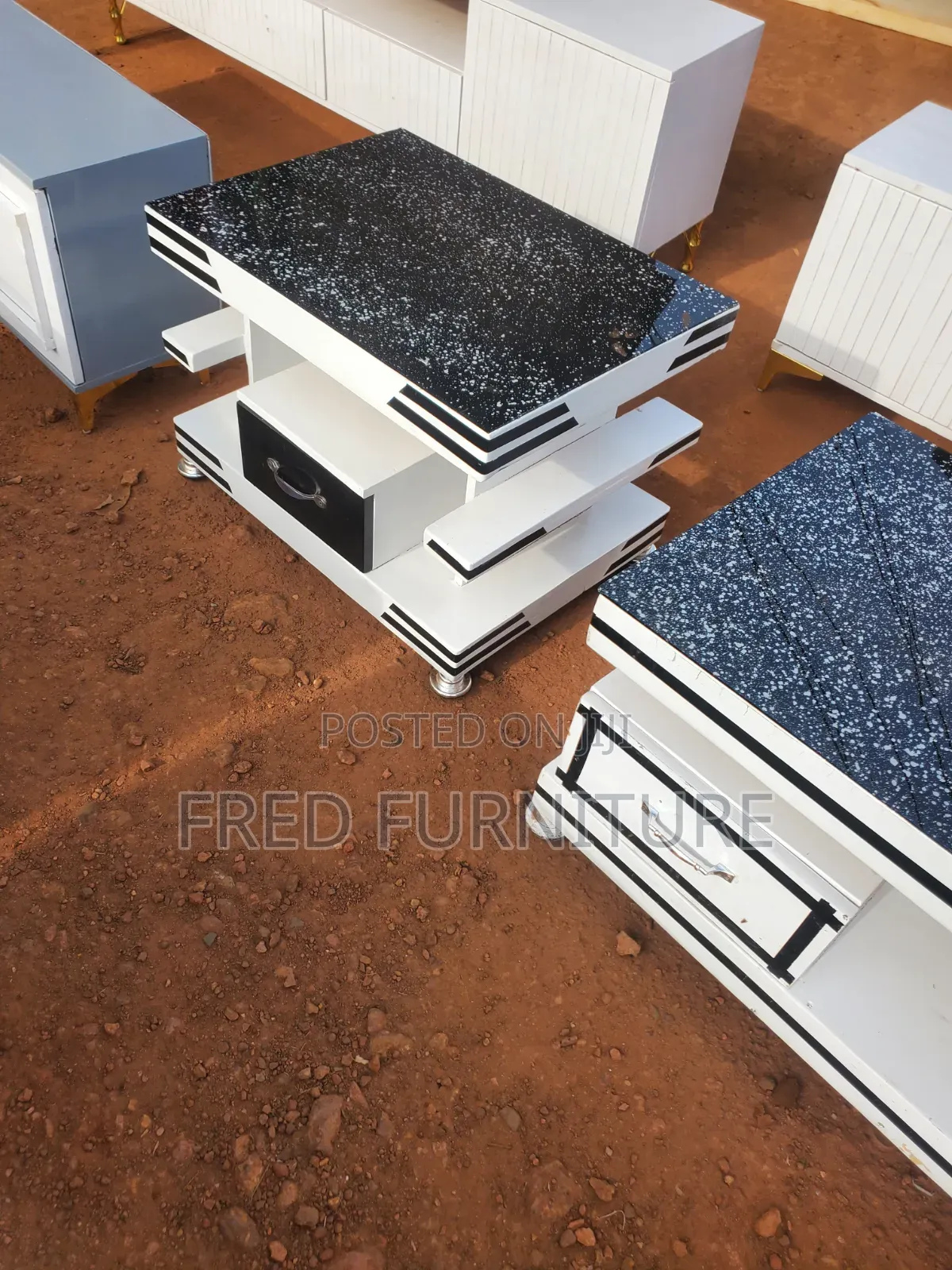 Mini Center Table Classic Black and White Color  Don't Miss Guys