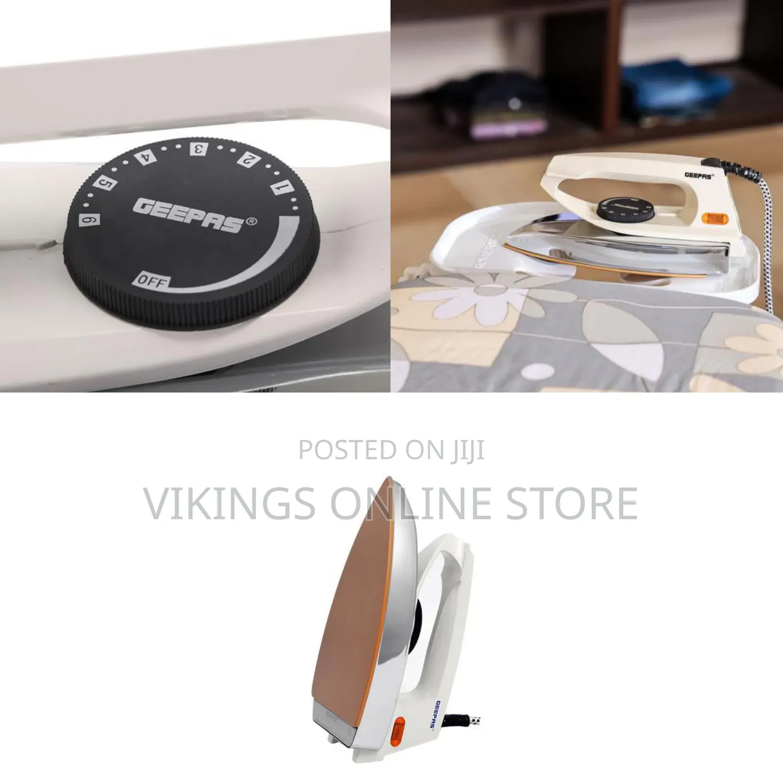 Geepas GDI7729 1200W Automatic Dry Iron