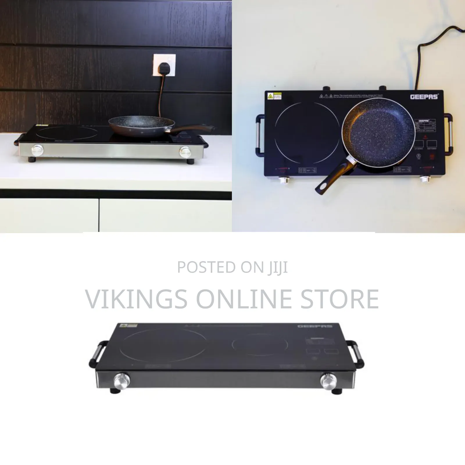 Geepas Digital Double Burner Infrared Cooker (Model GIC6131)