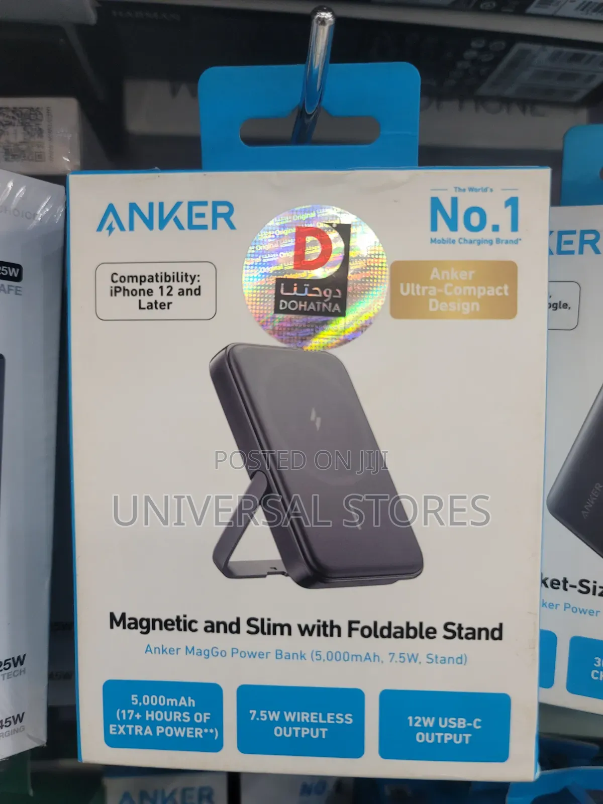 Lightweight With Built-in USB-C Cable
Anker Nano Power Bank