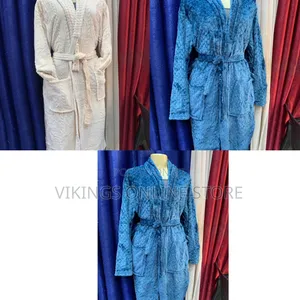 Unisex Cotton Bathrobes Styled on Mannequins