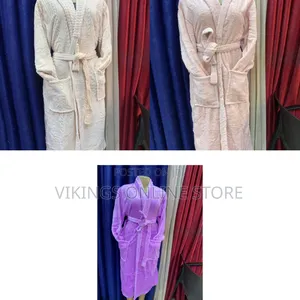 Unisex Cotton Bathrobes Styled on Mannequins