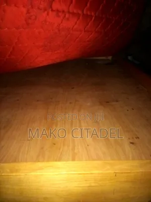6 X 6 Bed''without' {Mattress} Modern Style.Ekitanda Olutalo Mufaliso