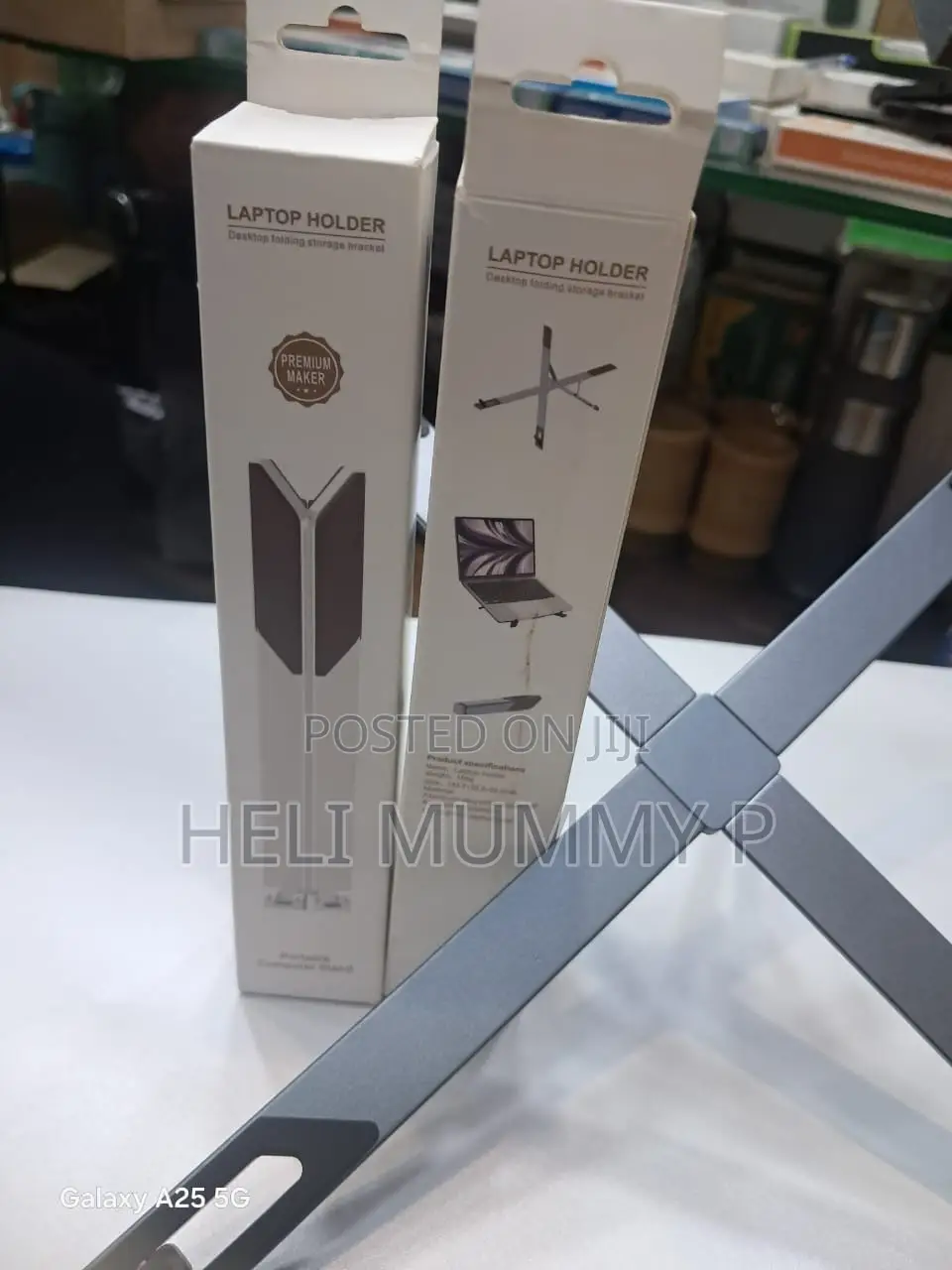 Laptop Stand/ Holder(Desktop Folding Storage Bracket)