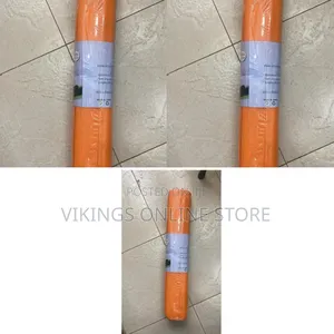Generic Bright Orange Non-Slip Yoga or Exercise Mat Rolled