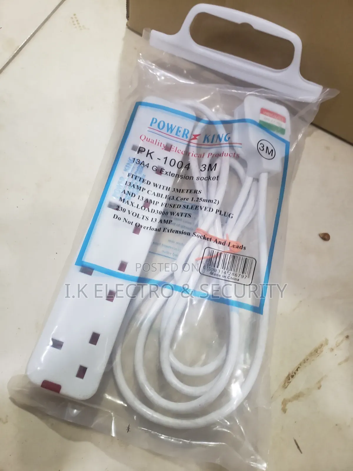 4 Way Extension Socket