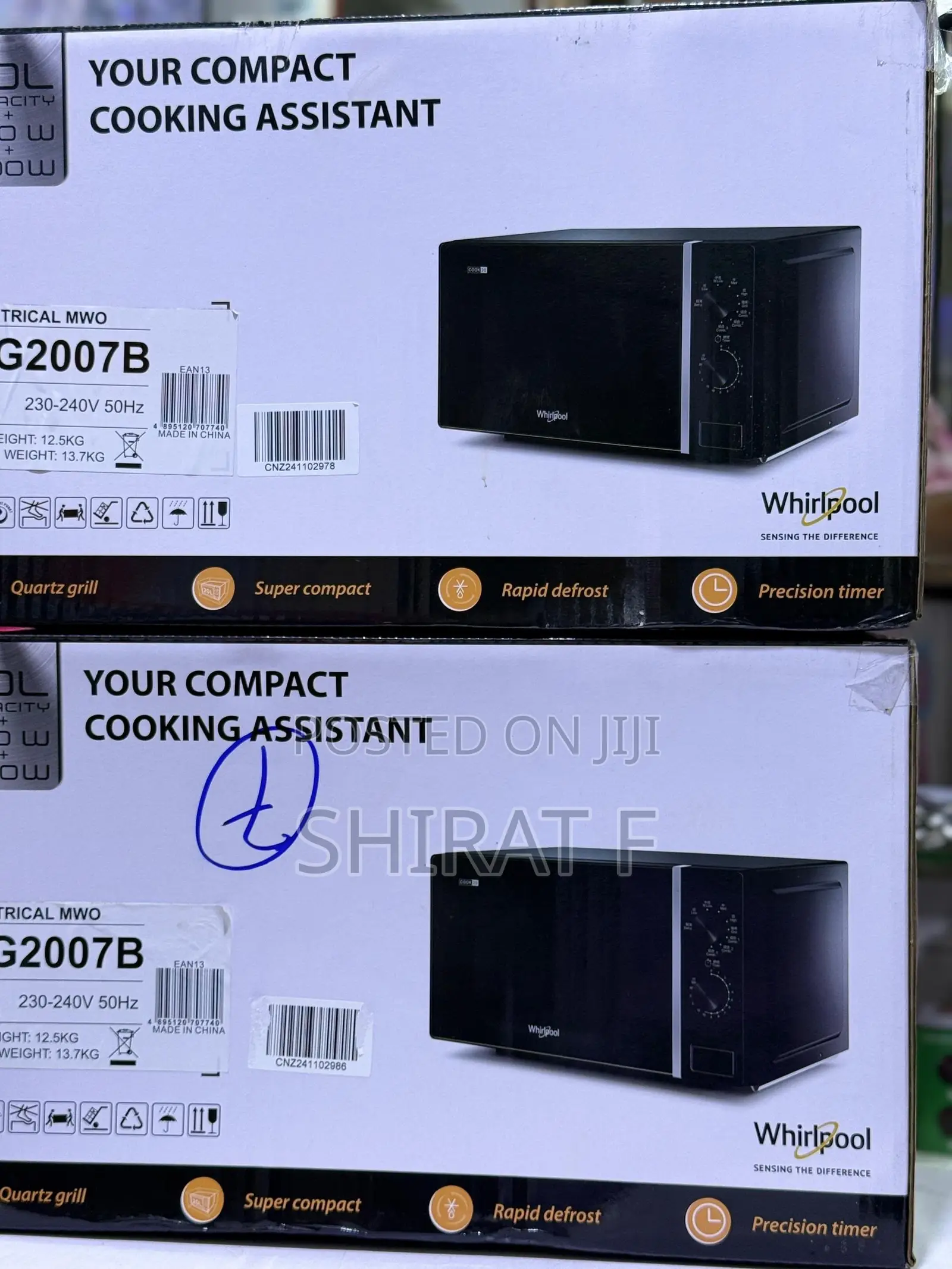 Whirlpool Microwave 20litre With Grill
