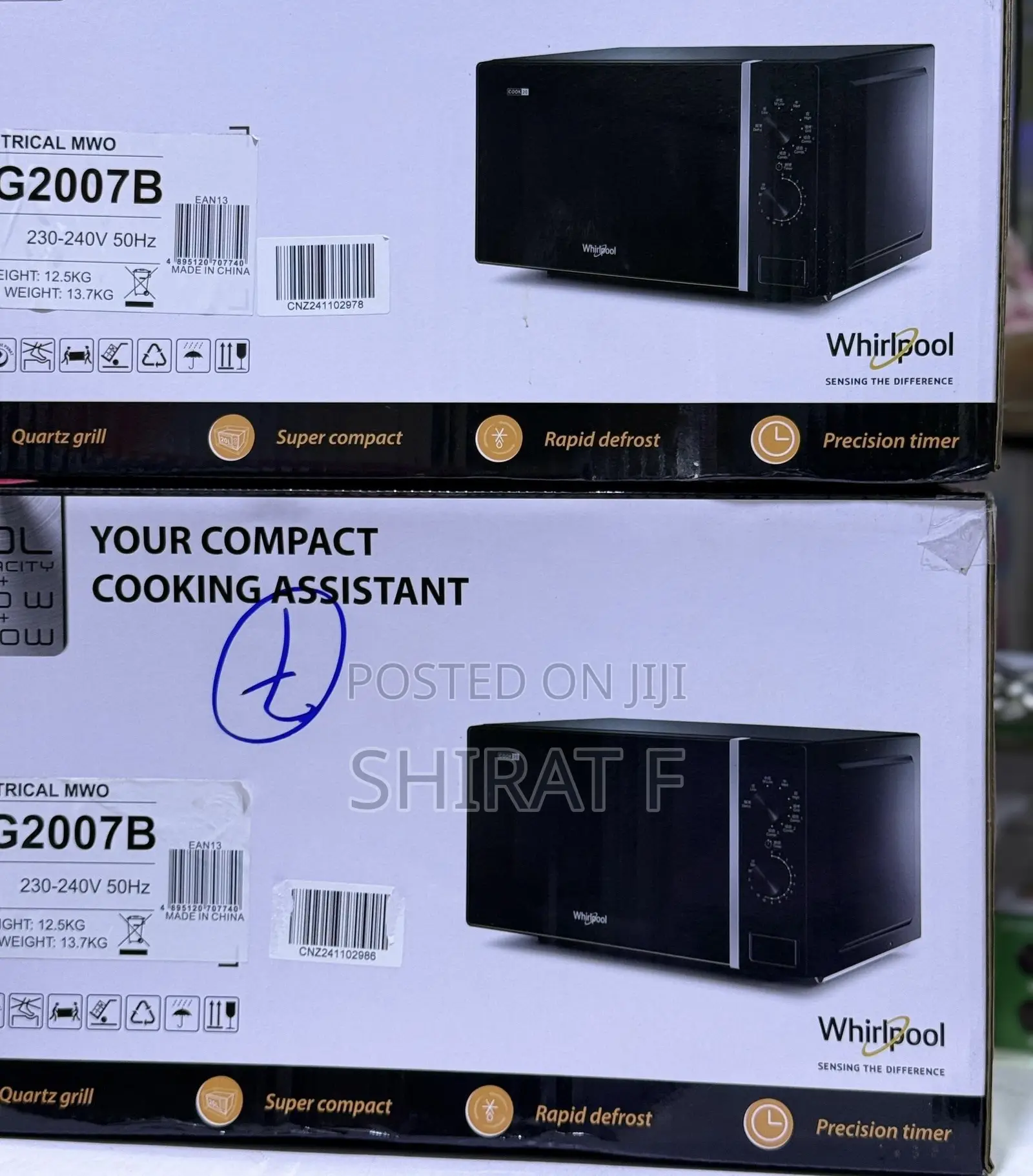 Whirlpool Microwave 20litre With Grill