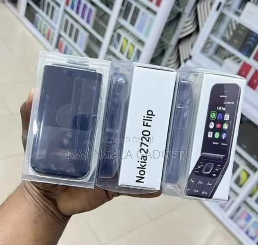 New Nokia 2720 Flip 512 GB Black