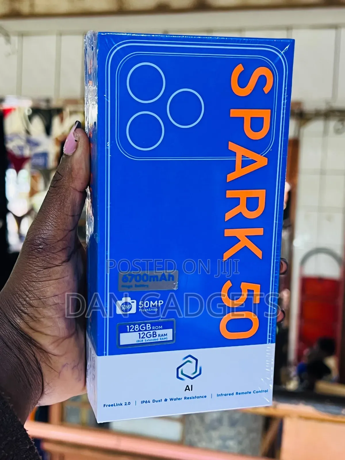 New Tecno Spark 50 128 GB Black