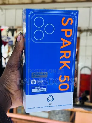 New Tecno Spark 50 128 GB Black