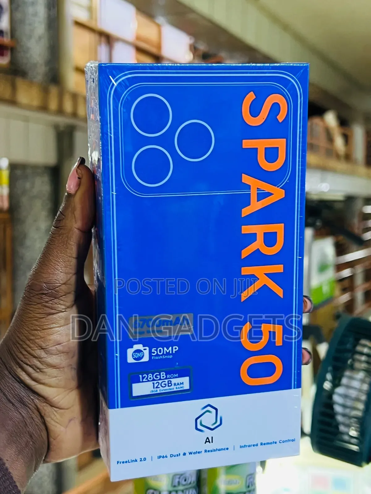 New Tecno Spark 50 128 GB Black