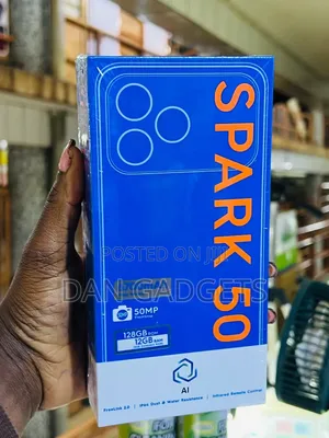 New Tecno Spark 50 128 GB Black