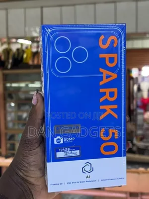 New Tecno Spark 50 128 GB Black