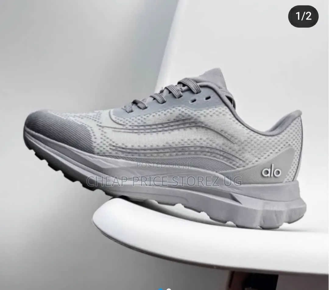 Olive Green Uaxo Brand Trail Shoes Feature a Distinct Front