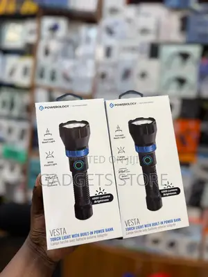Powerology VESTA Torch Light With Built-in Power Bank