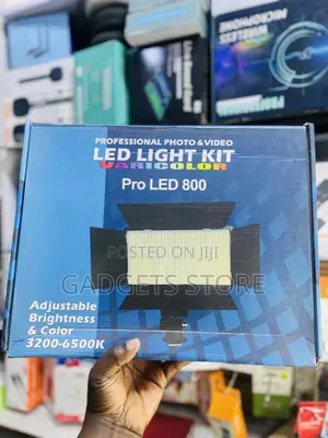 Pro LED 800 Varicolor Professional Photo Video LED Light Kit.