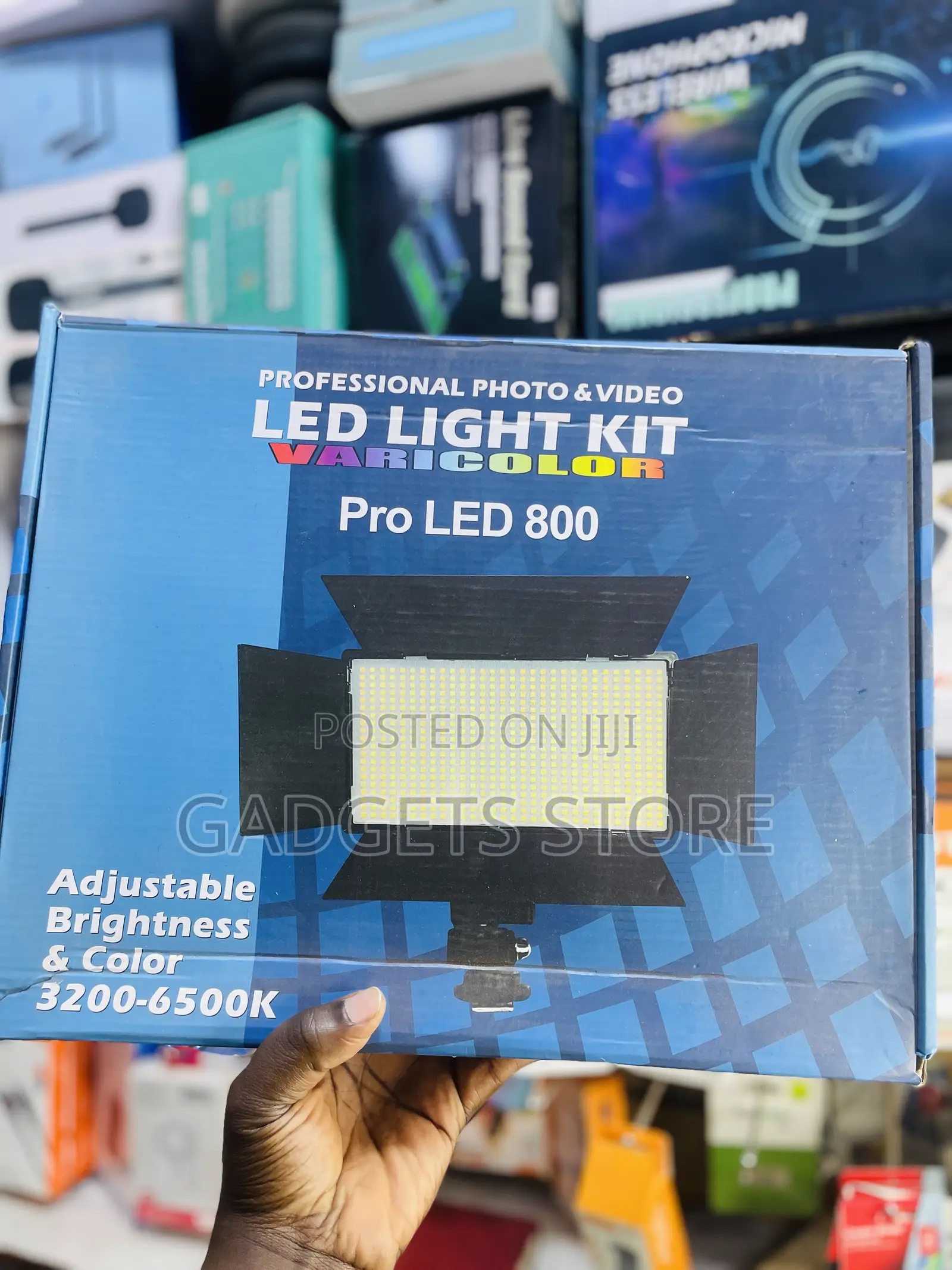 Pro LED 800 Varicolor Professional Photo Video LED Light Kit.
