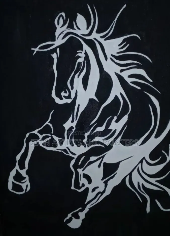A Jumping Horse