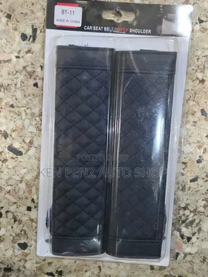 Black Car Seat Belt Covers / Protectors