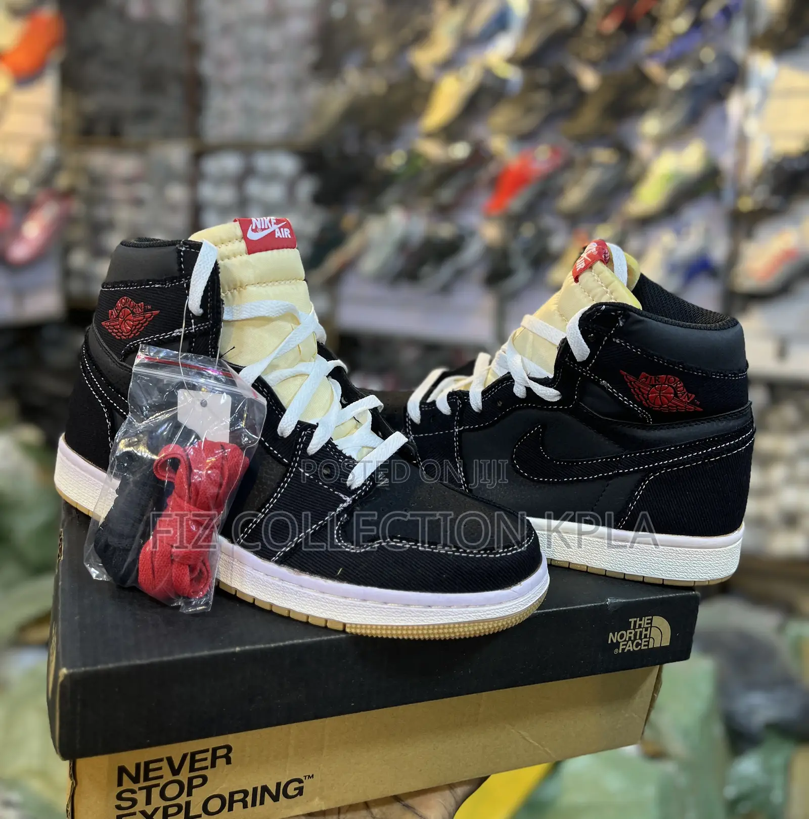 Original Jordan 1 High OG Flight Club Black Sail | Premium Sneakers