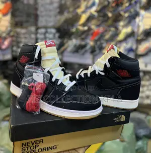 Original Jordan 1 High OG Flight Club Black Sail | Premium Sneakers