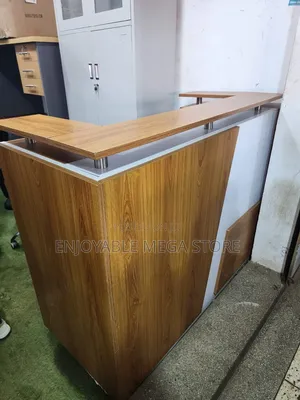 Composed Working Reception Desk