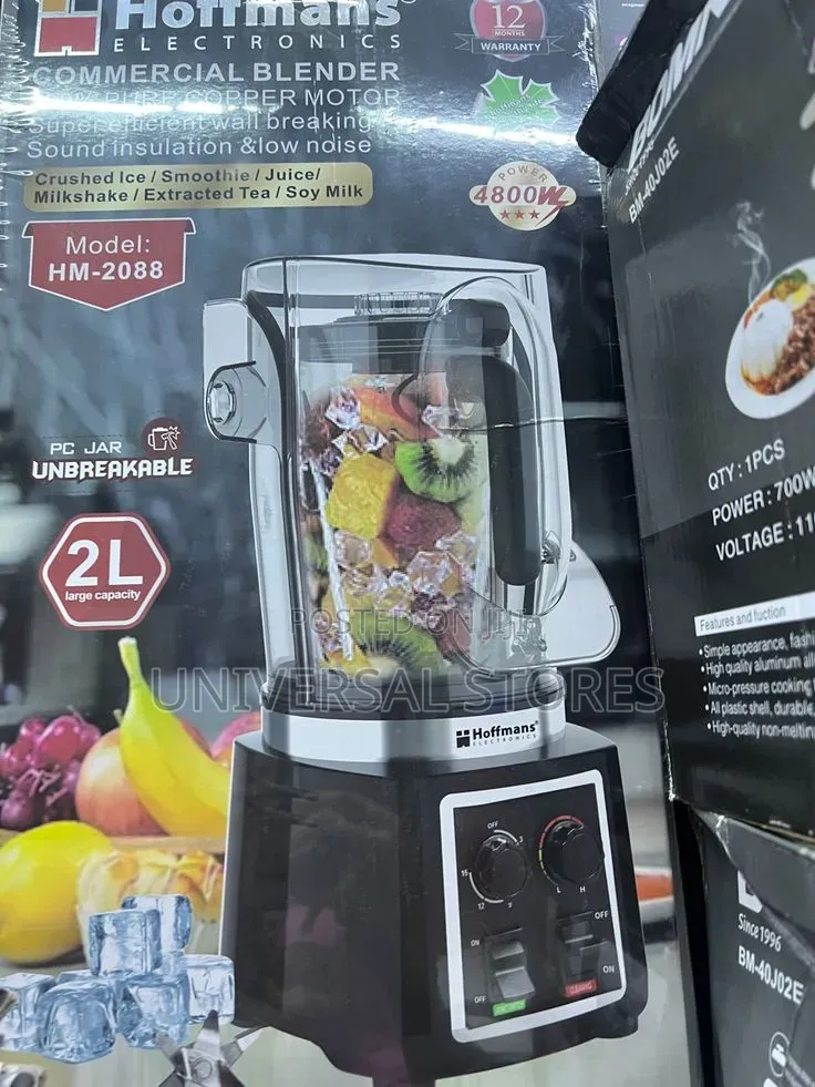 Hoffmans HM-2088 2L Commercial Blender (4800W)